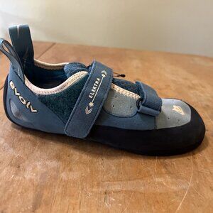 Evolv Elektra Climbing Shoes Jade Blue Womens Size 8 EU 39 NEW